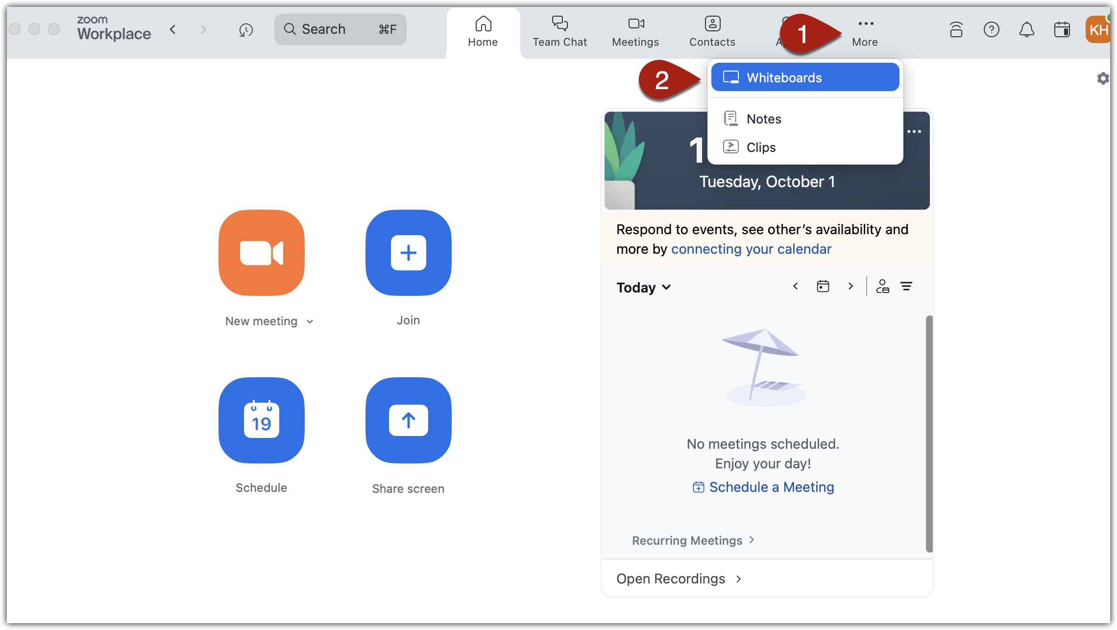 create zoom whiteboard 1